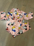 Mickey Mouse two pc silk pajamas