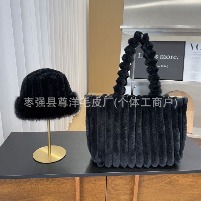 TWO IN ONE BIG SIZE FUR BAG
