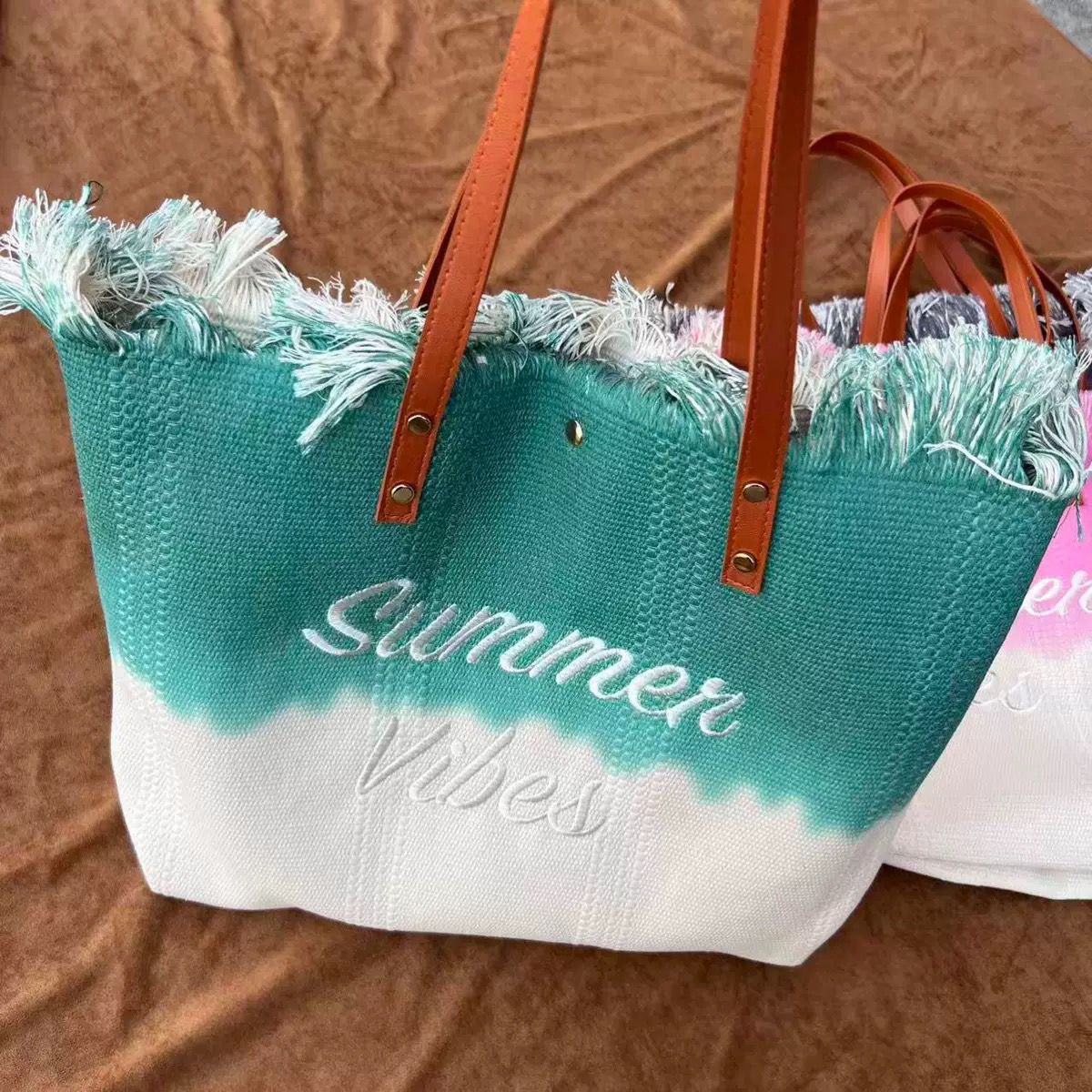 two color summer bags