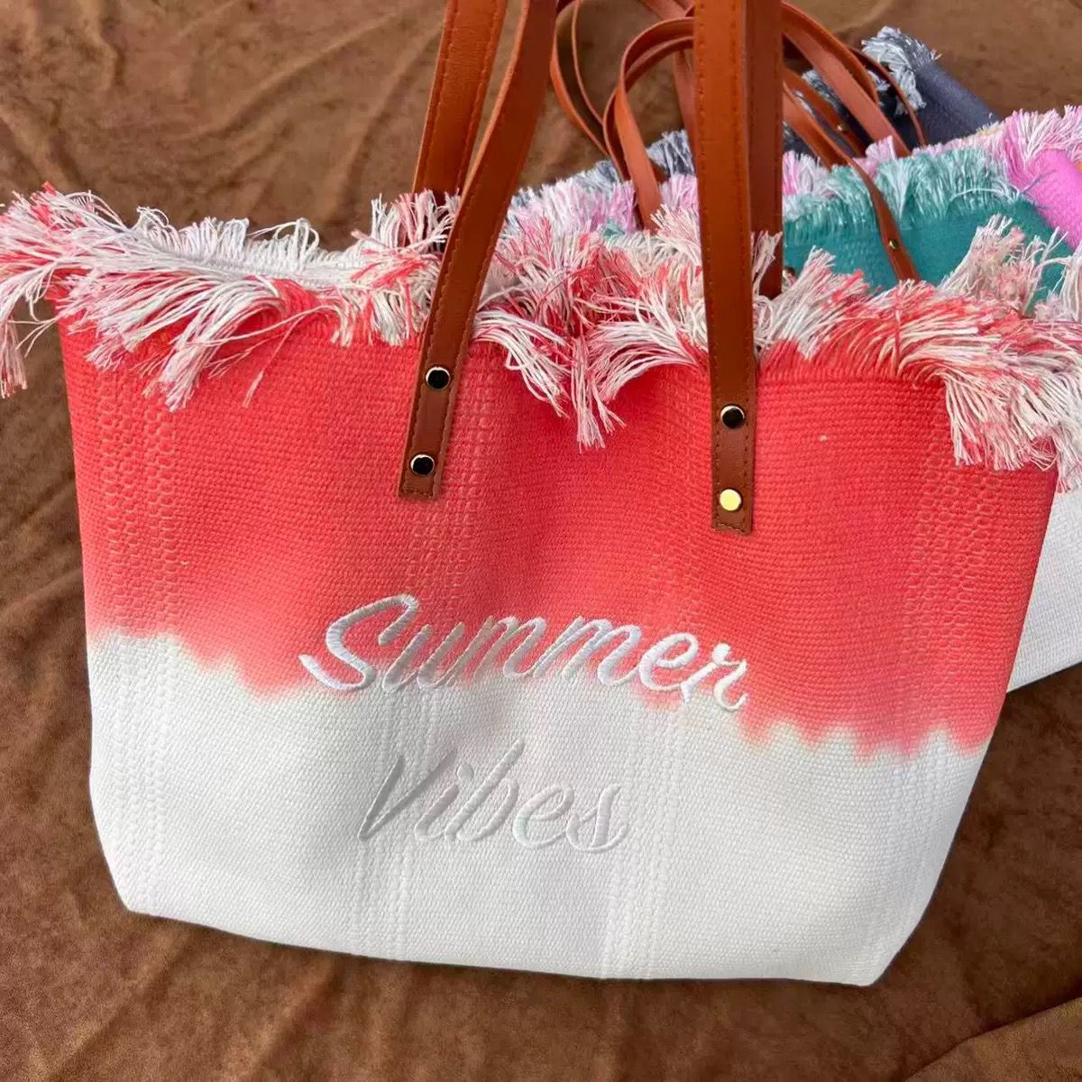 two color summer bags